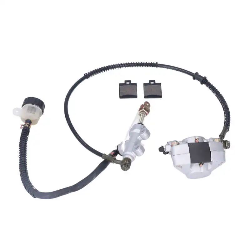 Rear Disc Brake Master Caliper High Sensitivity Brake Master Cylinder Caliper Assembly with 2 Brake Pads for 110cc‑250cc ATV
Rear Disc Brake Master Caliper High Sensitivity Brake Master Cylinder Caliper Assembly with 2 Brake Pads for 110cc‑250cc ATV