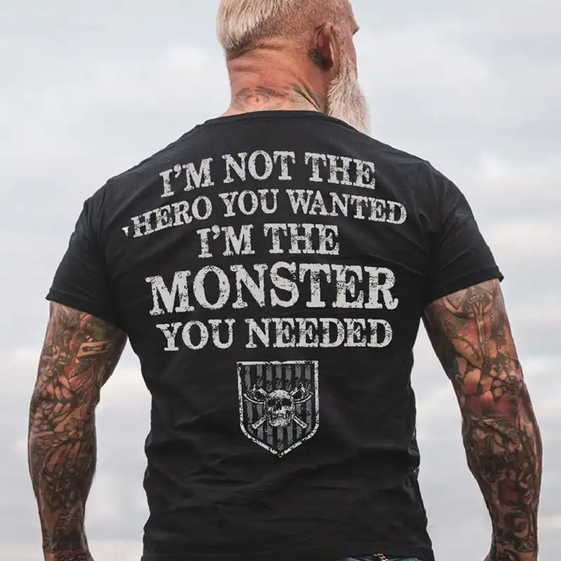 Rheaclot Vikings Monster You Needed Printing Men's Casual Fashion T-shirt
Rheaclot Vikings Monster You Needed Printing Men's Casual Fashion T-shirt
