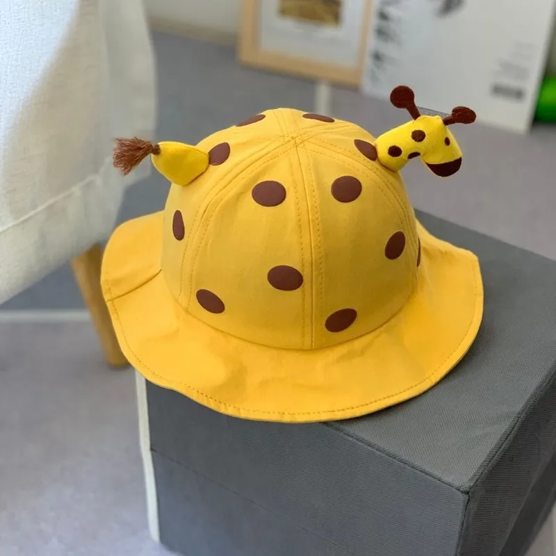 1-2Y Giraffe Kids Hat Child Sun Hat Summer Beach Hat Bucket Cap for Boy Girl Outdoor Sun Protection Headwear Kids Accessories
1-2Y Giraffe Kids Hat Child Sun Hat Summer Beach Hat Bucket Cap for Boy Girl Outdoor Sun Protection Headwear Kids Accessories