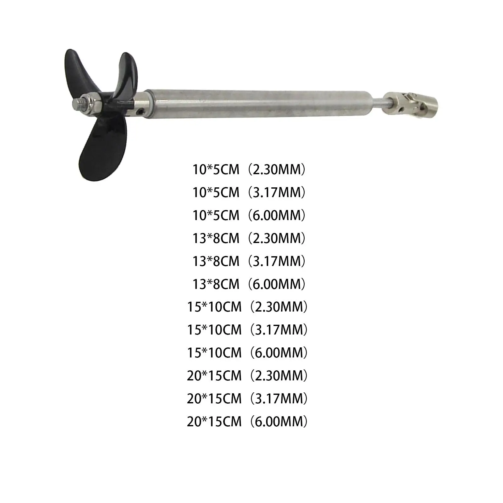 RC Boat Drive Shaft with Propellers for Modified Boat Replace Parts
RC Boat Drive Shaft with Propellers for Modified Boat Replace Parts