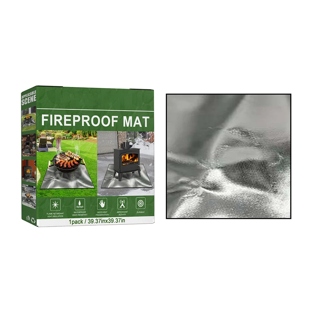 1pc Brand New Mat Durable Fireproof Flame Retardant Heat Resistant Mat Outdoor Camping Deck Patio Outdoor Floor
1pc Brand New Mat Durable Fireproof Flame Retardant Heat Resistant Mat Outdoor Camping Deck Patio Outdoor Floor