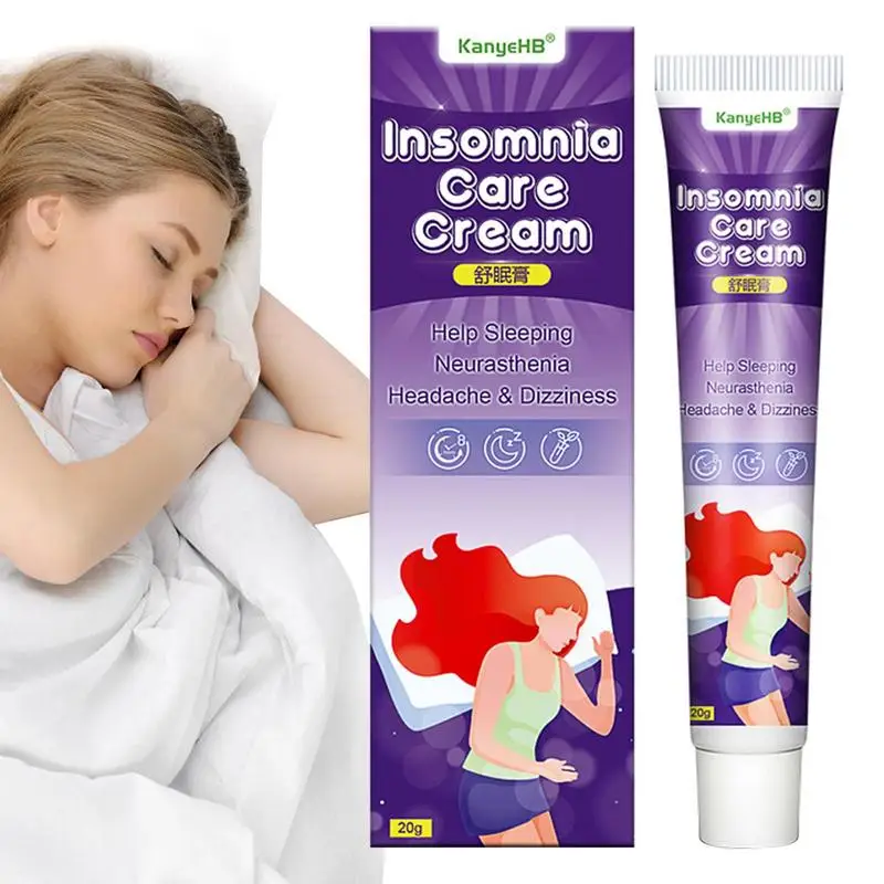 Sleep Cream Improve Sleep Soothe Mood Optimize Sleep Quality Balm Insomnia Relax Effective Help Sleep Ointment Skin Care 
Sleep Cream Improve Sleep Soothe Mood Optimize Sleep Quality Balm Insomnia Relax Effective Help Sleep Ointment Skin Care