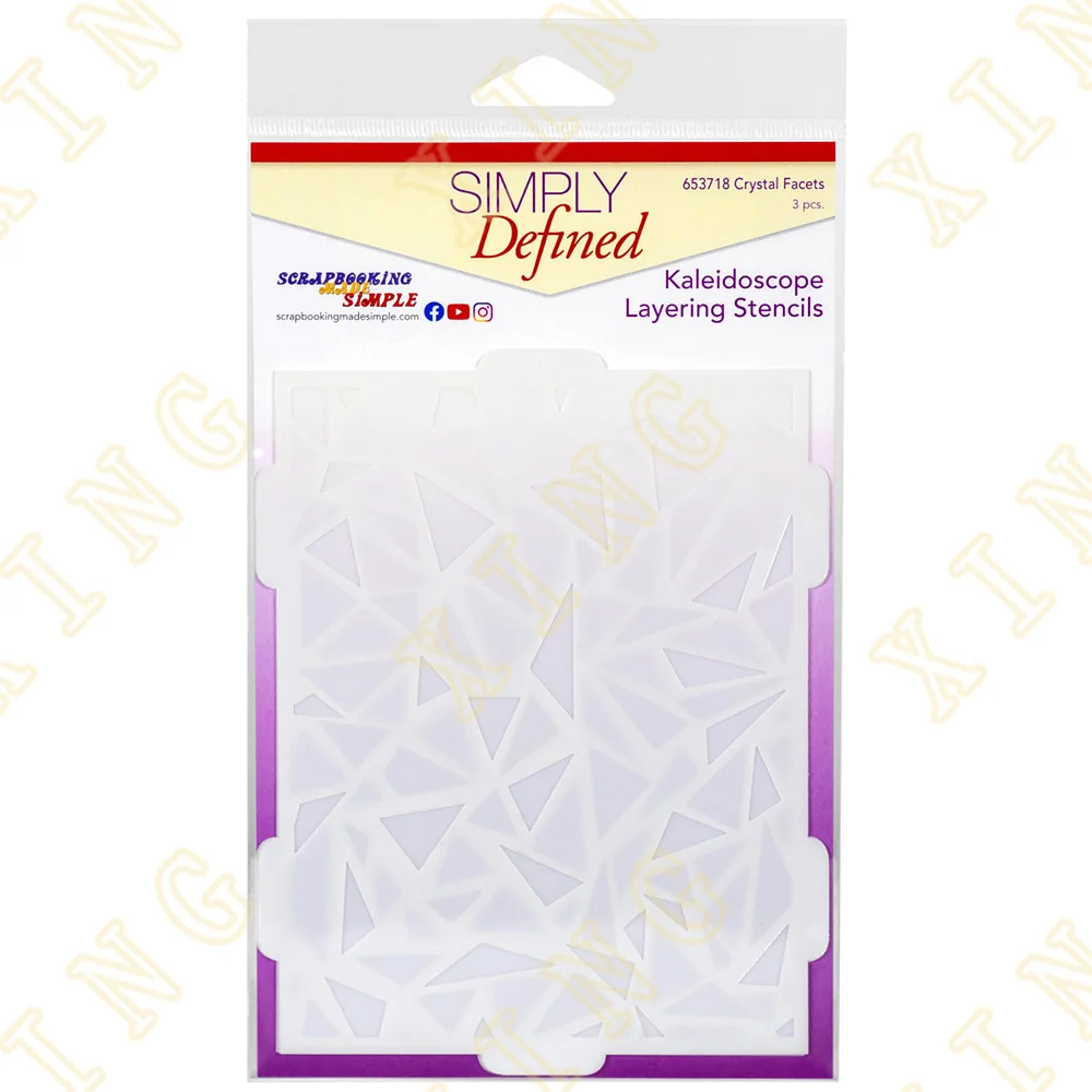 New Crystal Facets Decor Diy Layering Stencils Graphics Painting Scrapbooking Stamp Ornament Album Embossed Template Reusable
New Crystal Facets Decor Diy Layering Stencils Graphics Painting Scrapbooking Stamp Ornament Album Embossed Template Reusable