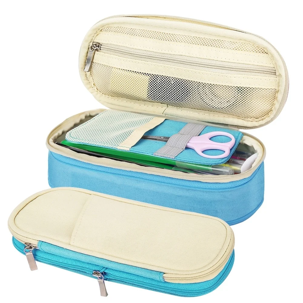 Big Capacity Pencil Case,Large Storage Bag Pouch Holder Box Makeup Cosmetic Stationery Organizer
Big Capacity Pencil Case,Large Storage Bag Pouch Holder Box Makeup Cosmetic Stationery Organizer