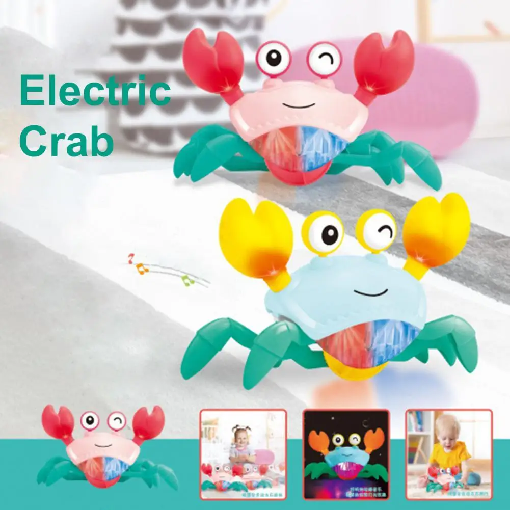 Kids Toy Functional Kids Creeping Electric Crab Toy Lovely Portable Interactive Toy
Kids Toy Functional Kids Creeping Electric Crab Toy Lovely Portable Interactive Toy
