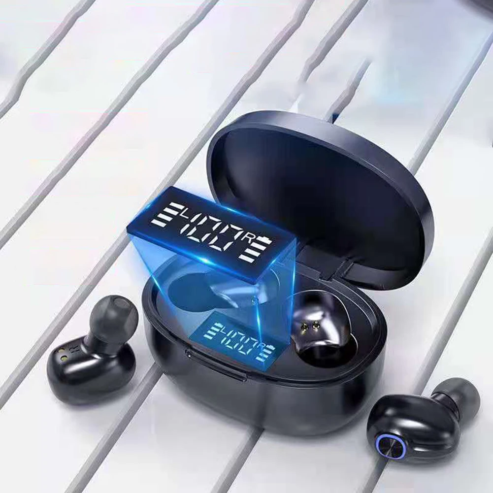 T15 Tws Digital Display Mini Sports Wireless Bluetooth Headset 5.0 In-ear Headset Headphone With Led Digital Display
T15 Tws Digital Display Mini Sports Wireless Bluetooth Headset 5.0 In-ear Headset Headphone With Led Digital Display
