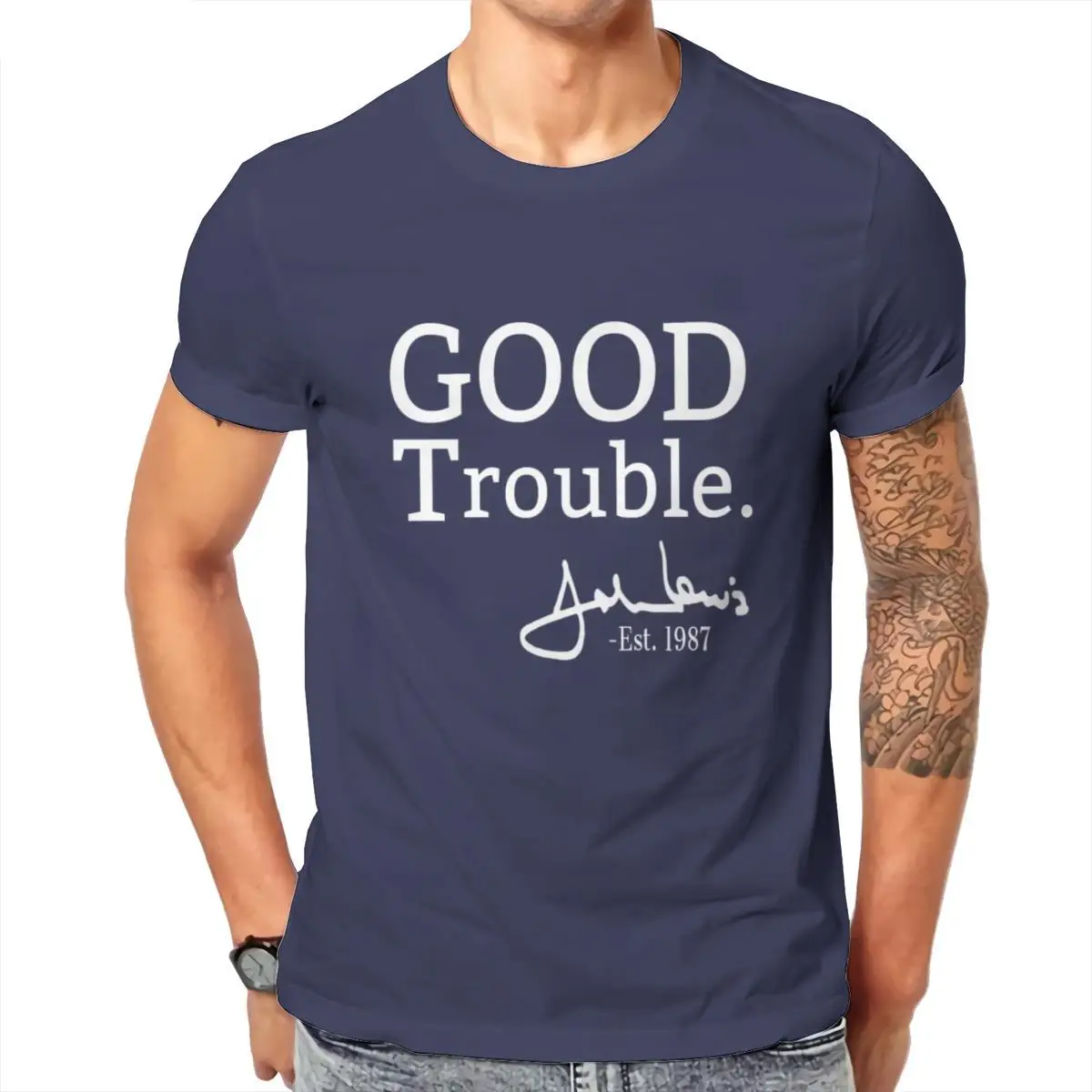 Wholesale Good Trouble John Lewis Signature, EST 1987 Unisex Vintage Sport T-Shirt Red Funny Groot Tops Male Clothing 102049
Wholesale Good Trouble John Lewis Signature, EST 1987 Unisex Vintage Sport T-Shirt Red Funny Groot Tops Male Clothing 102049