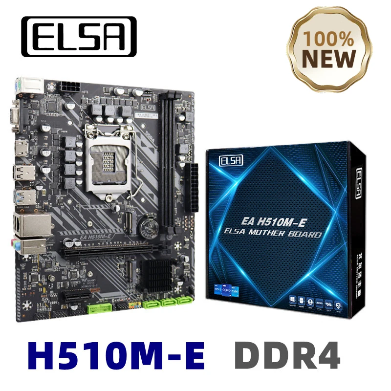 H510 ATX материнская плата LGA 1200 разъем DDR4 поддержка 10/11 поколения Intel Pentium Core Celeron CPU игровой ПК Новый
H510 ATX материнская плата LGA 1200 разъем DDR4 поддержка 10/11 поколения Intel Pentium Core Celeron CPU игровой ПК Новый