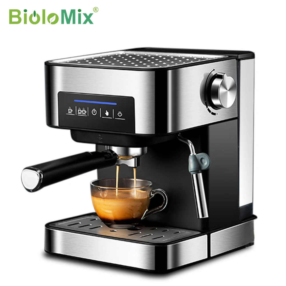 Кофеварка итальянского типа BioloMix 20 бар с функциями приготовление эспрессо