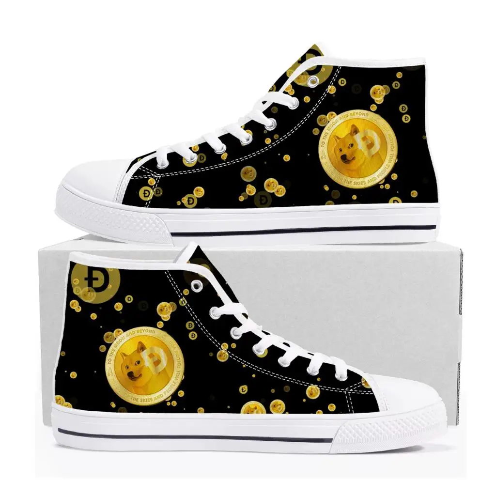 Dogecoin Crypto Currency Dog Coin High Top Quality Sneakers Mens Womens Teenager Canvas Sneaker Casual Couple Shoes Custom Shoe
Dogecoin Crypto Currency Dog Coin High Top Quality Sneakers Mens Womens Teenager Canvas Sneaker Casual Couple Shoes Custom Shoe