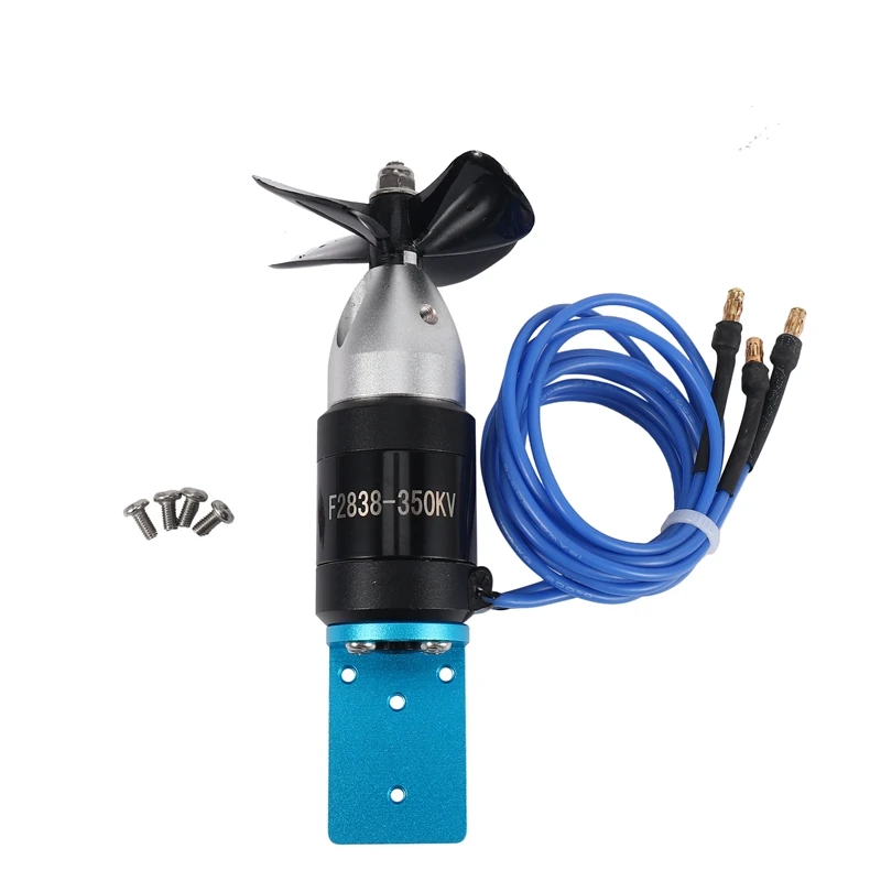 IPX8 Waterproof Underwater Thruster 2838 350KV 2.4KG Thrust Brushless Motor with 55mm 60mm Propeller for ROV RC Boats
IPX8 Waterproof Underwater Thruster 2838 350KV 2.4KG Thrust Brushless Motor with 55mm 60mm Propeller for ROV RC Boats