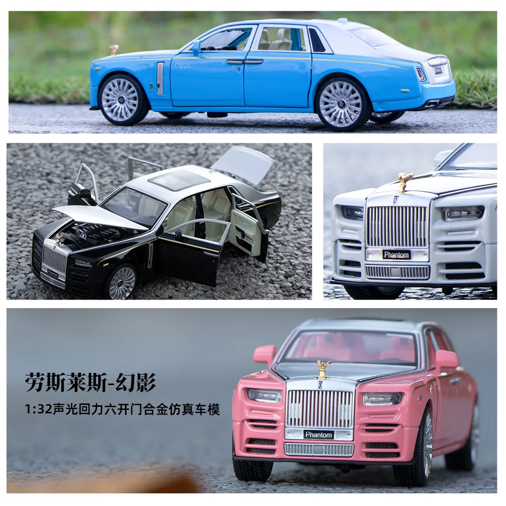 1:32 Eighth generation Rolls Royce Phantom Simulation Diecast Metal Alloy Model car Sound Light Pull Back Collection Kids Toy
1:32 Eighth generation Rolls Royce Phantom Simulation Diecast Metal Alloy Model car Sound Light Pull Back Collection Kids Toy