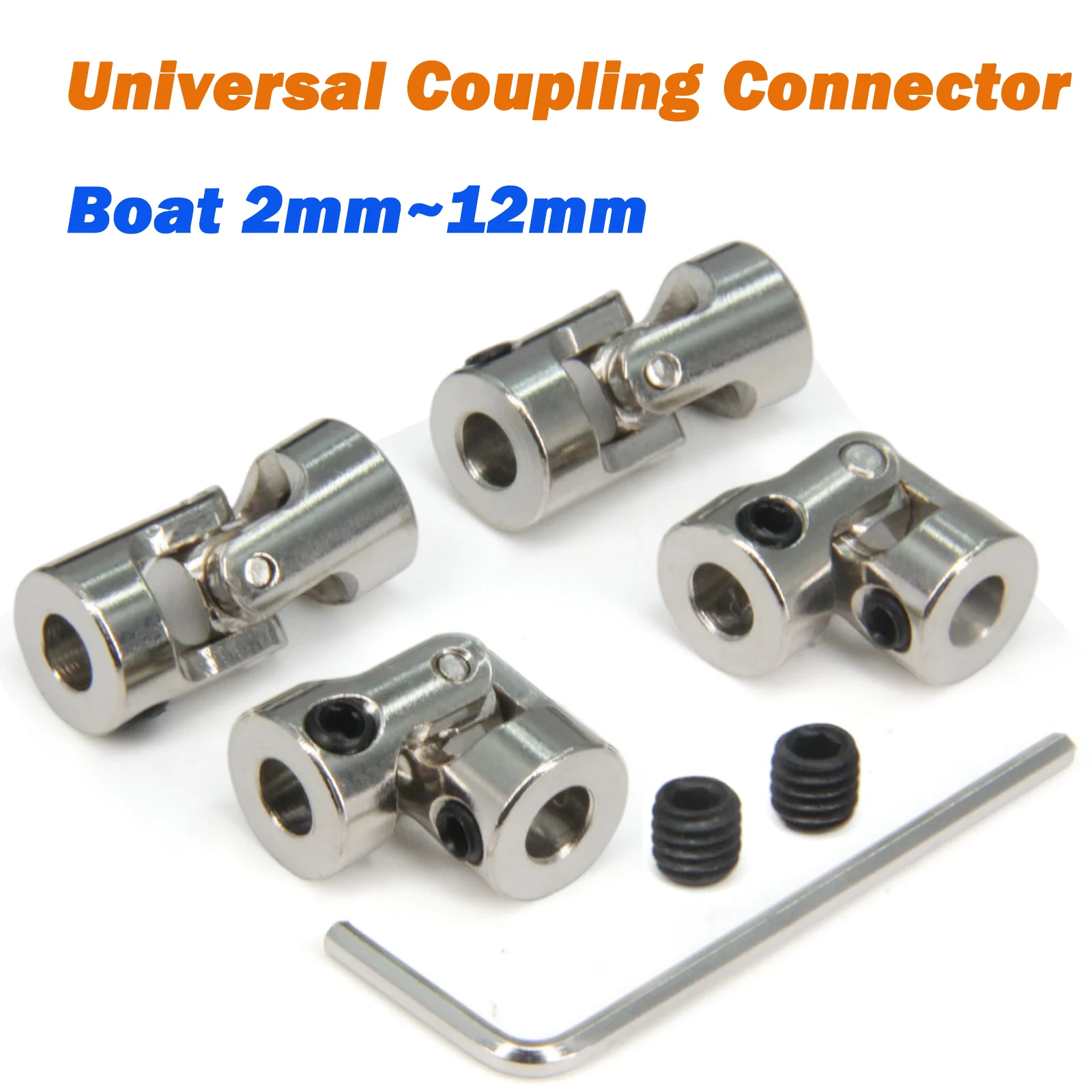 Металлическая муфта шарнирного вала 2/2.3/3/3.17/4/5/6/8/10/12 мм
Металлическая муфта шарнирного вала 2/2.3/3/3.17/4/5/6/8/10/12 мм