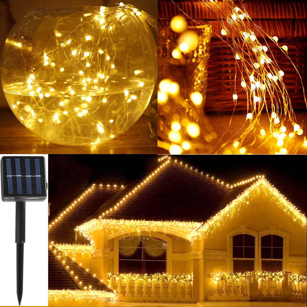 Solar Lights 2835SMD Ultra Bright 6m Waterproof String Light Outdoor Christmas Garland for Garden Eaves House Balcony Decoration
Solar Lights 2835SMD Ultra Bright 6m Waterproof String Light Outdoor Christmas Garland for Garden Eaves House Balcony Decoration