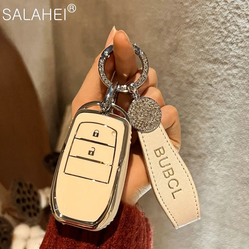 Car TPU Key Case Full Cover Shell Holder For Toyota Hilux Innova Rav4 Fortuner Yaris 2021 Auto Remote Protection Bag Accessories
Car TPU Key Case Full Cover Shell Holder For Toyota Hilux Innova Rav4 Fortuner Yaris 2021 Auto Remote Protection Bag Accessories