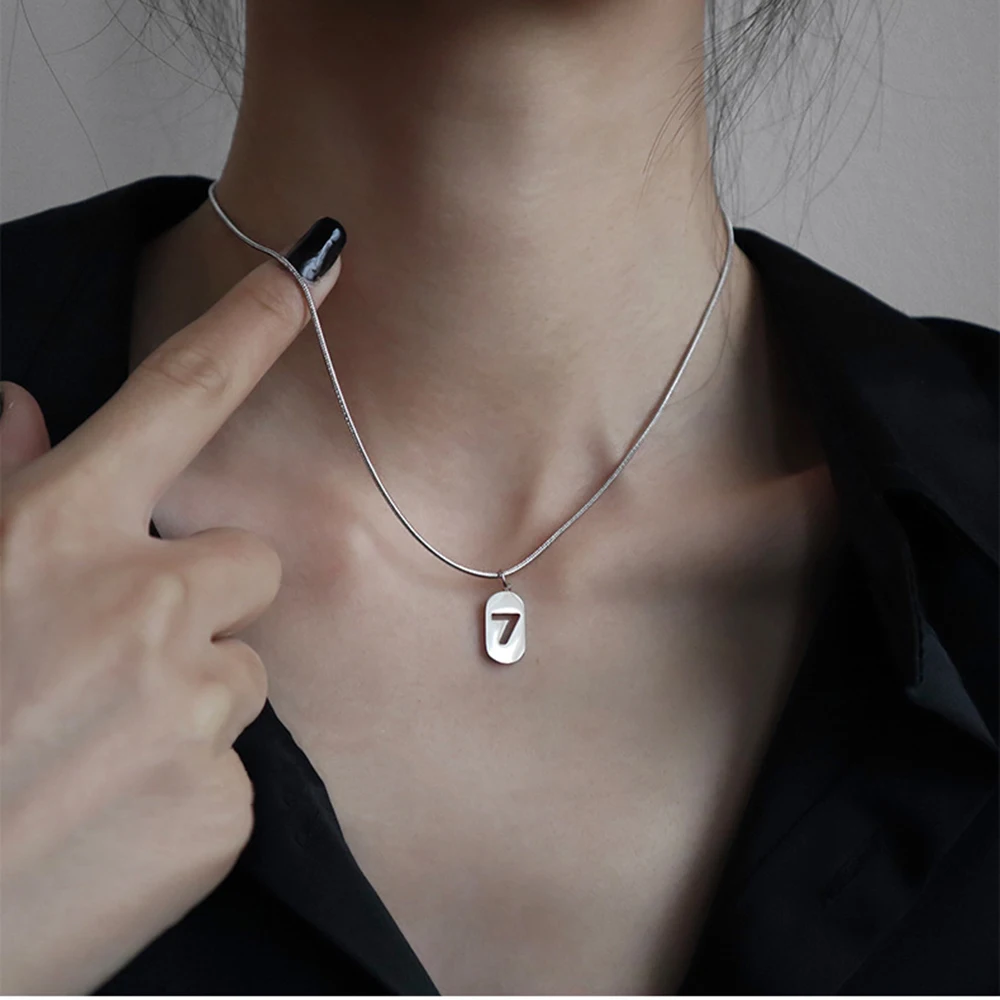 SCALLOPED Fashion Creative Stainless Steel Necklace Simple Light Luxury Lucky Number Couple Birthday Festival Jewelry Necklace
SCALLOPED Fashion Creative Stainless Steel Necklace Simple Light Luxury Lucky Number Couple Birthday Festival Jewelry Necklace