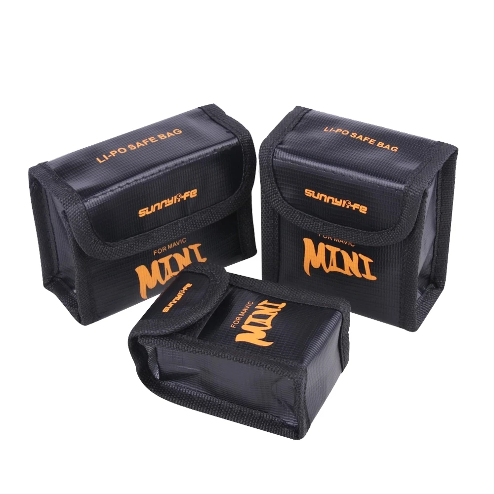 

Sunnylife Взрывозащищенная защитная сумка для аккумулятора Защитная сумка для хранения для DJI Mavic Mini /DJI Mini 2/ Mini SE аксессуары для аккумуляторов
