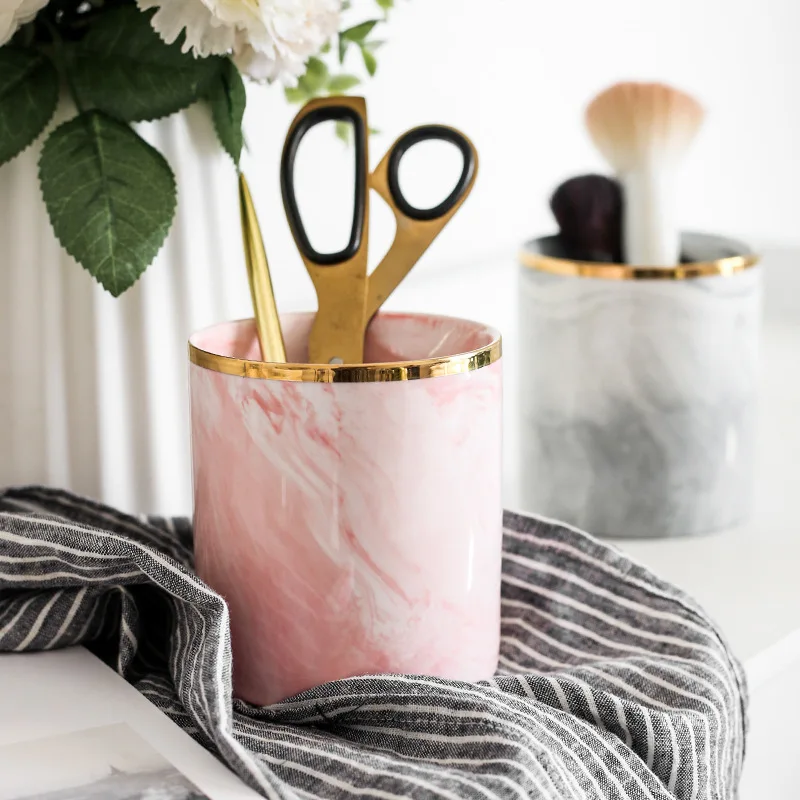 Cosmetic Storage Box Desktop Organizer Nordic Marble Storage Ceramic Tank Cosmetic Brush Organizer Kitchen Home Office Storage
Cosmetic Storage Box Desktop Organizer Nordic Marble Storage Ceramic Tank Cosmetic Brush Organizer Kitchen Home Office Storage