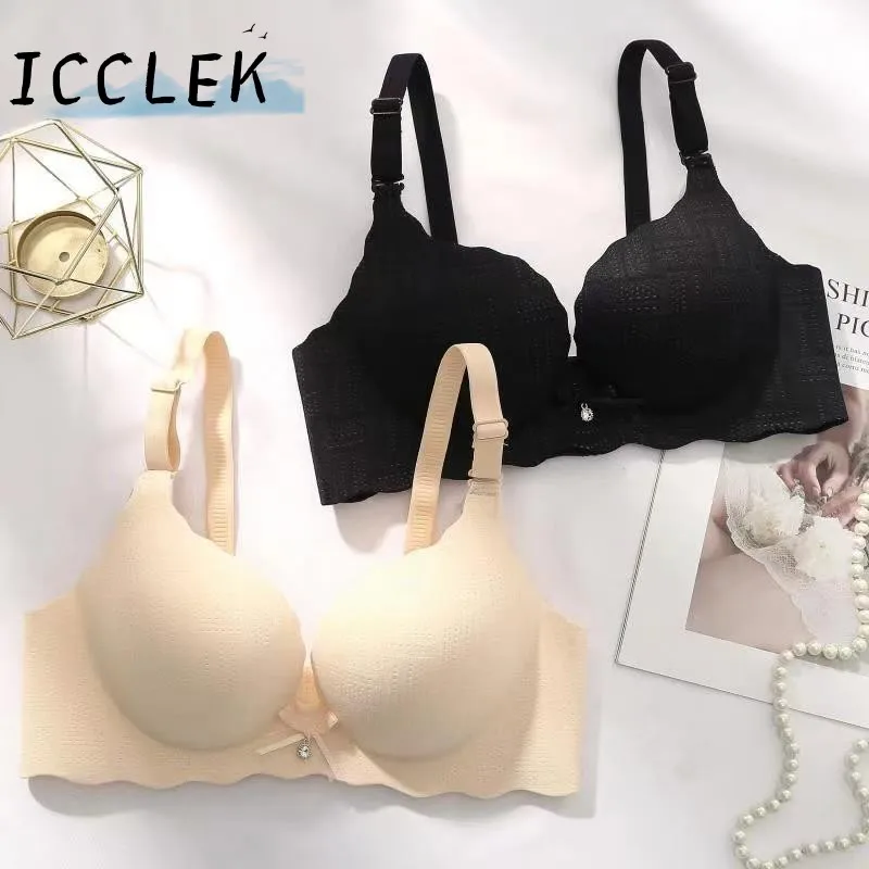 ICCLEK Small Breasts Show Big Underwear, Deep V Push-ups, No Steel Ring, Flat Chest, Special Bra, Thickened Push-up Bra Set
ICCLEK Small Breasts Show Big Underwear, Deep V Push-ups, No Steel Ring, Flat Chest, Special Bra, Thickened Push-up Bra Set