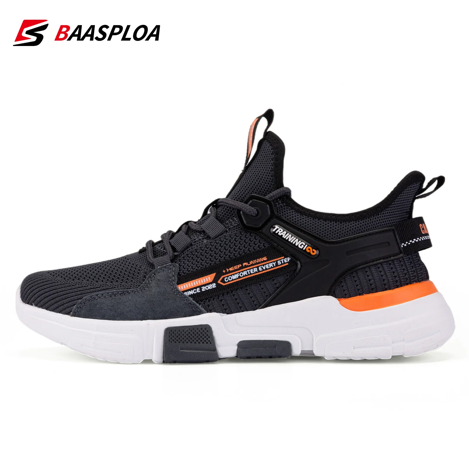 Baasploa 2022 Men's Sneaker Breathable Walking Shoes Lightweight Mesh Wear-resistant Casual Shoe Male Non-slip Running Gym Shoes
Baasploa 2022 Men's Sneaker Breathable Walking Shoes Lightweight Mesh Wear-resistant Casual Shoe Male Non-slip Running Gym Shoes