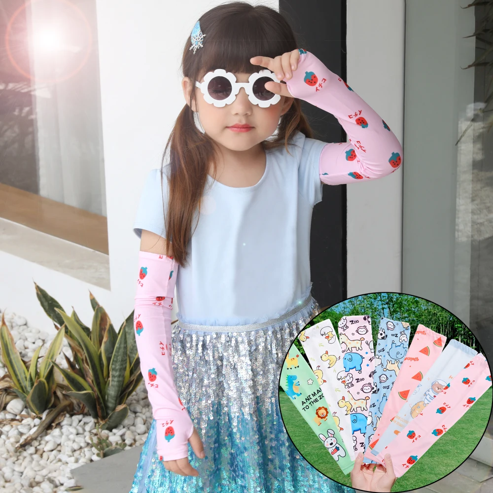 Kids Arm Sleeves UV Sun Protection Ice Sleeve For Kids Girls Boys Sunscreen Cover Hands Summer Outdoor Sports Sunproof Sleeve
Kids Arm Sleeves UV Sun Protection Ice Sleeve For Kids Girls Boys Sunscreen Cover Hands Summer Outdoor Sports Sunproof Sleeve