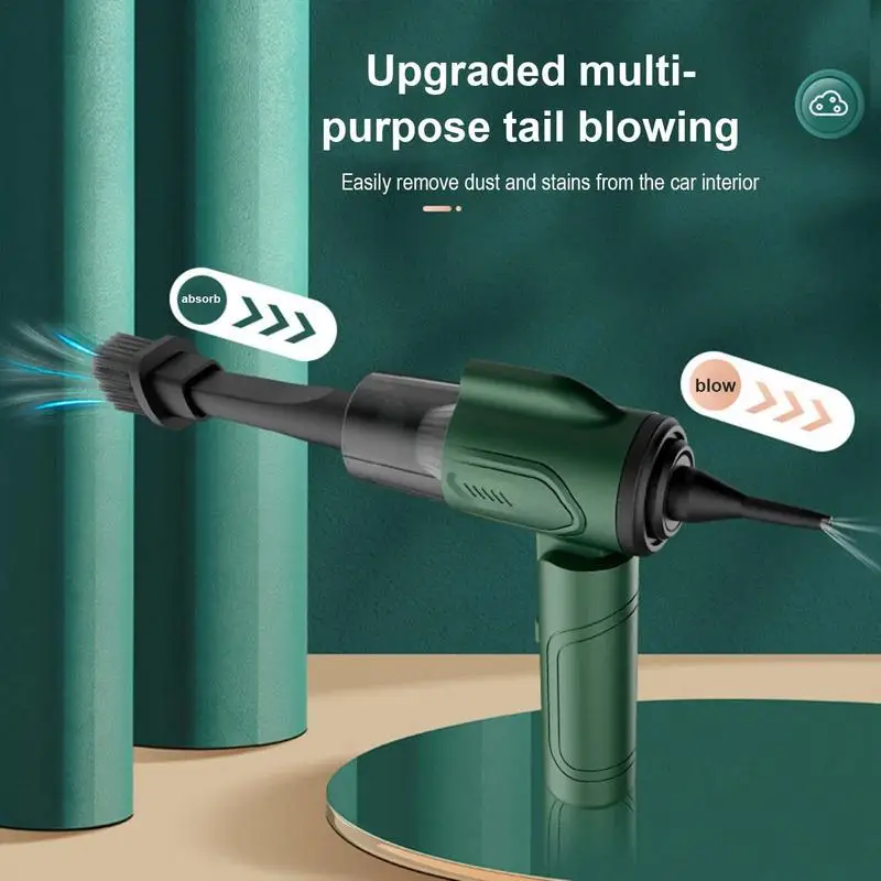 Mini Car Vacuum Cleaner 3 In 1 Cordless Handheld Air Blower High Speed Motor Electric Air Duster For Computer And Auto Cleaner
Mini Car Vacuum Cleaner 3 In 1 Cordless Handheld Air Blower High Speed Motor Electric Air Duster For Computer And Auto Cleaner