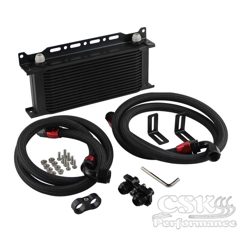 AN10 16 Row Oil Cooler Kit Fit For BMW E36/E46 M3 135/E90 335/640/740 X1/Z4
AN10 16 Row Oil Cooler Kit Fit For BMW E36/E46 M3 135/E90 335/640/740 X1/Z4