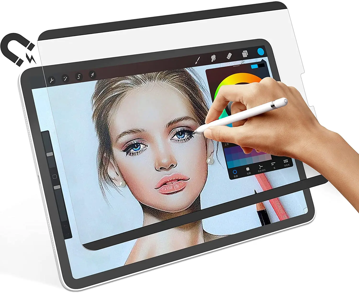 For iPad Mini 6 8.3 A2569 Pro 11 12.9 M1 2021 Air4 10.9 10.2 Draw/Write Like Paper feel Screen Protector Film Magnetic Removable
For iPad Mini 6 8.3 A2569 Pro 11 12.9 M1 2021 Air4 10.9 10.2 Draw/Write Like Paper feel Screen Protector Film Magnetic Removable