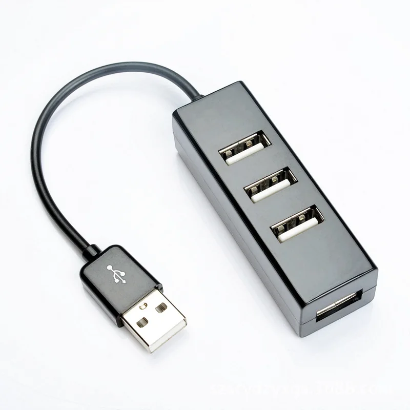 

USB2.0 4-Port Hub Converter Computer One Drag Four Cable Seperater 1 Minute 4 Hub Extender