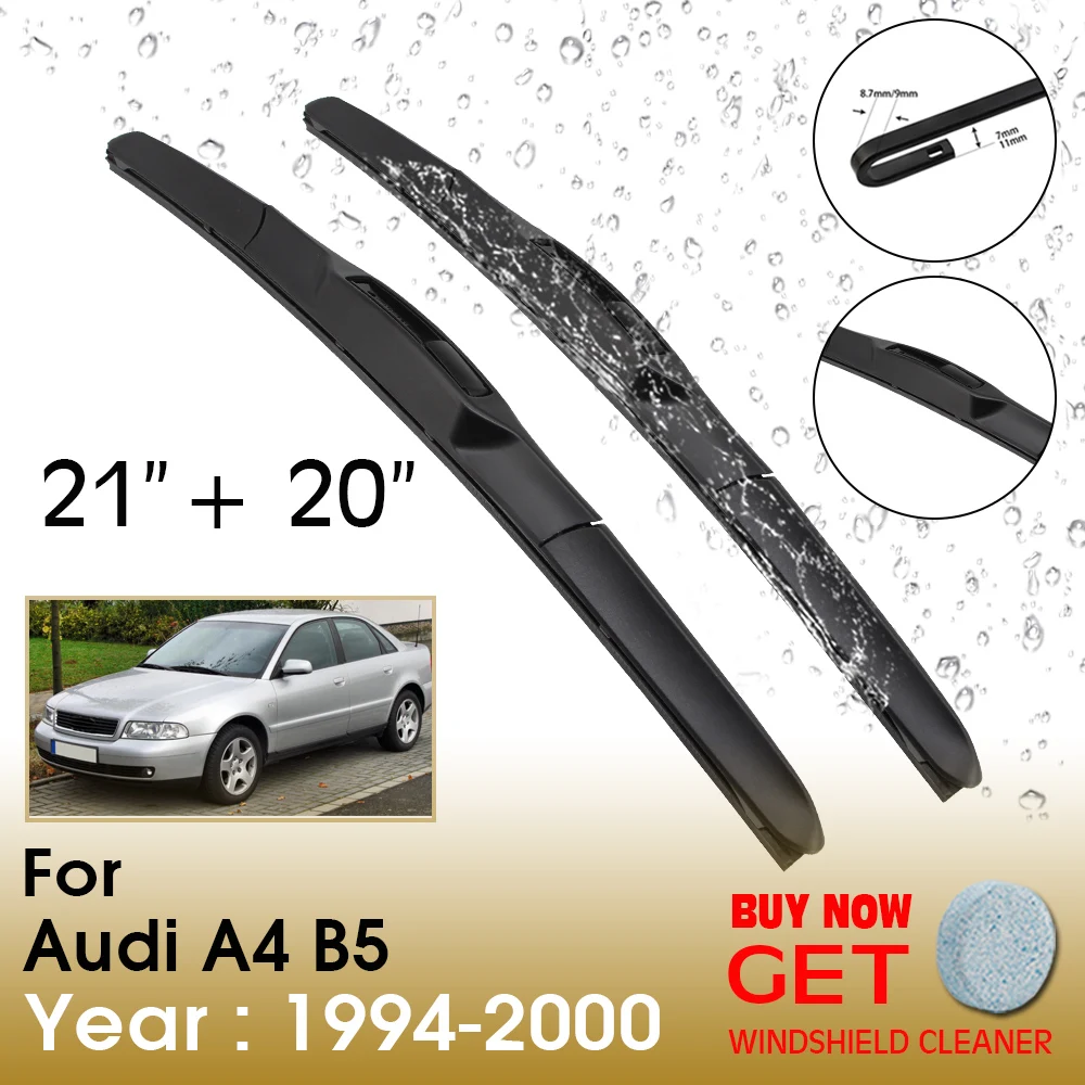 Car Wiper Blade For Audi A4 B5 21"+20" 1994-2000 Front Window Washer Windscreen Windshield Wipers Blades Accessories
Car Wiper Blade For Audi A4 B5 21"+20" 1994-2000 Front Window Washer Windscreen Windshield Wipers Blades Accessories