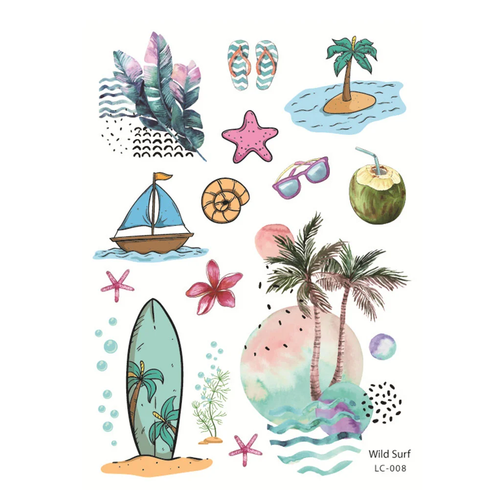 10 Sheets Hawaii Pastes Hawaii Party Sticker Beach Party Sticker for Lady Male Man
10 Sheets Hawaii Pastes Hawaii Party Sticker Beach Party Sticker for Lady Male Man
