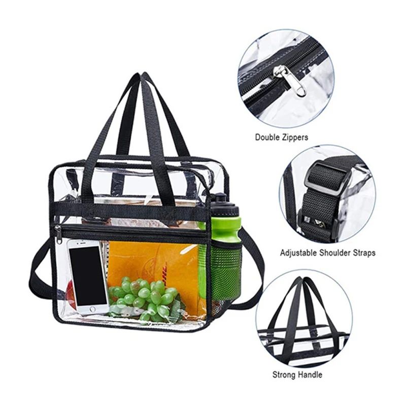 PVC Travel Transparent Cases Clothes Toiletries Storage Bag Box Unisex Casual Handbag Travel Large Capacity Crossbody Satchel 
PVC Travel Transparent Cases Clothes Toiletries Storage Bag Box Unisex Casual Handbag Travel Large Capacity Crossbody Satchel