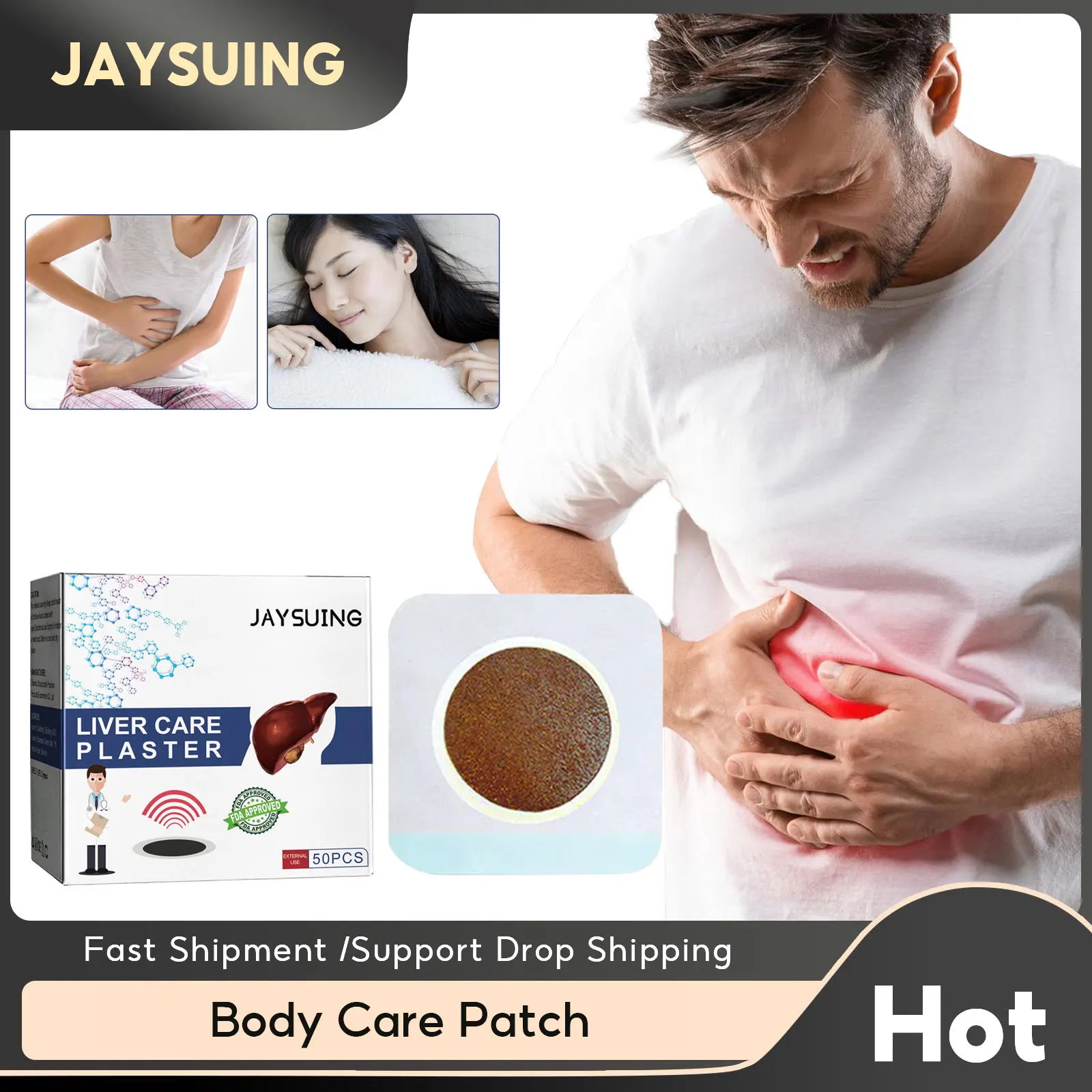 

Liver Detox Sticker Prevent Cirrhosis Disease Improves Digestive Relieve Anxiety Fatigue Enhance Function Liver Cleaning Plaster