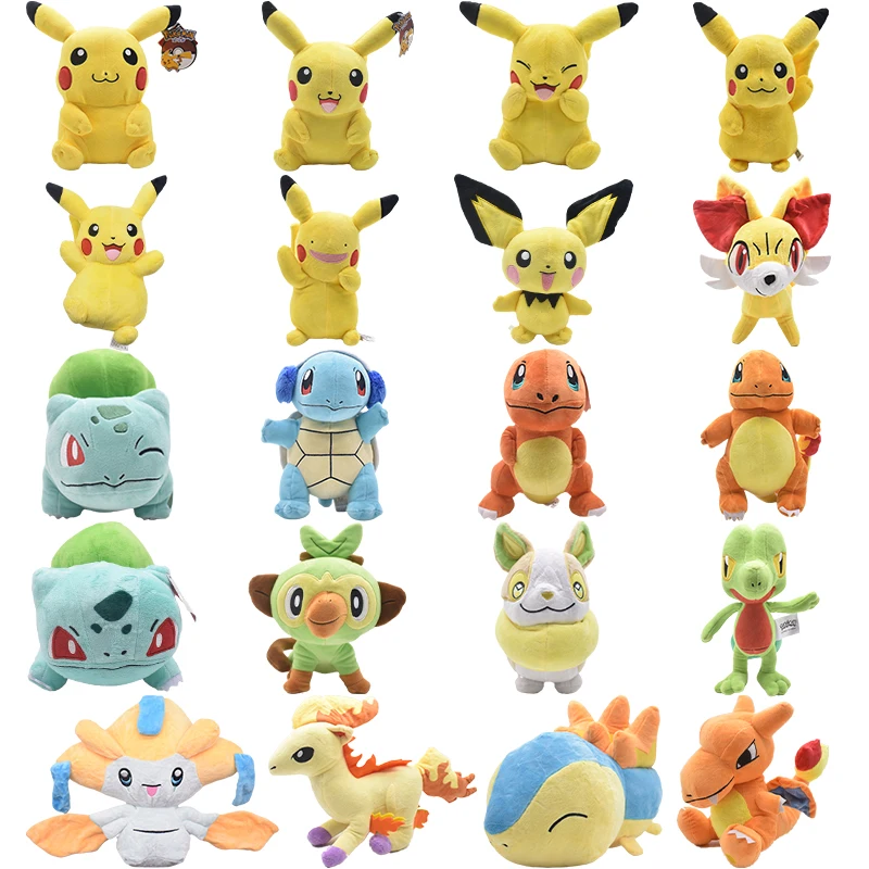 21-29cm Pokemon Anime Plush Toys Doll Pikachu Squirtle Bulbasaur Charmander Raichu Yamper Peluche Stuffed Toy for Children Gifts
21-29cm Pokemon Anime Plush Toys Doll Pikachu Squirtle Bulbasaur Charmander Raichu Yamper Peluche Stuffed Toy for Children Gifts