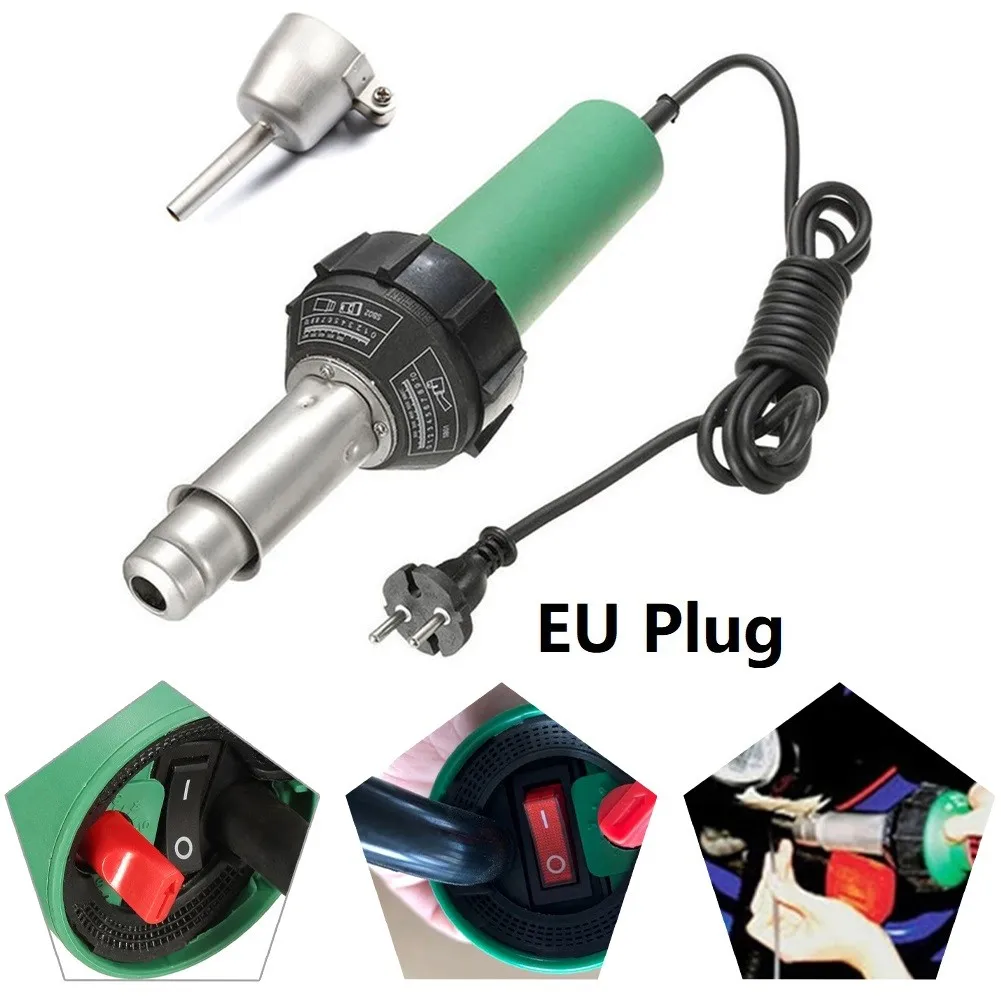 1500W Soldering Hot Air Gun Welding Heat Torch Welder For Plastic Car Bumper Kayak Vinyl Floor Thermoregulator Heating Element
1500W Soldering Hot Air Gun Welding Heat Torch Welder For Plastic Car Bumper Kayak Vinyl Floor Thermoregulator Heating Element