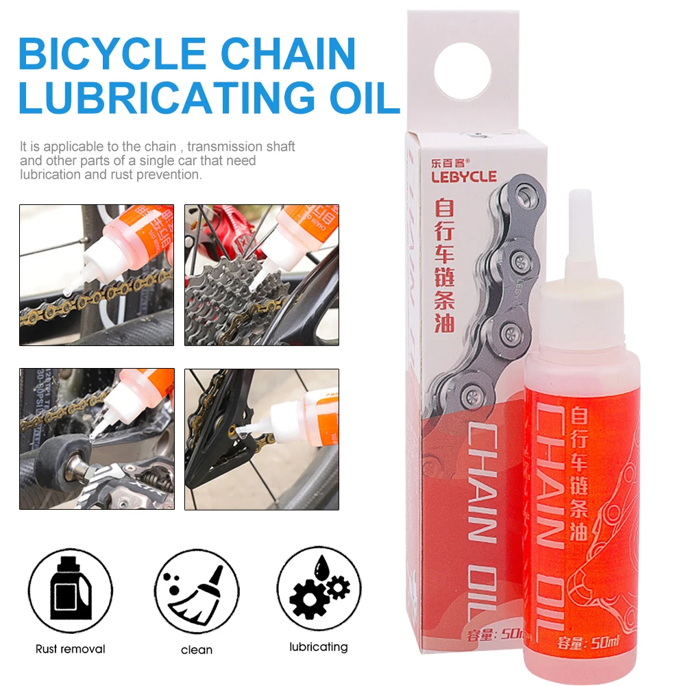 50ml Bicycle Chain Lubricant Grease Road Bike MTB Lubrication Oil Chain Lubricant For Flywheels Derailleur Cycling Accessories
50ml Bicycle Chain Lubricant Grease Road Bike MTB Lubrication Oil Chain Lubricant For Flywheels Derailleur Cycling Accessories