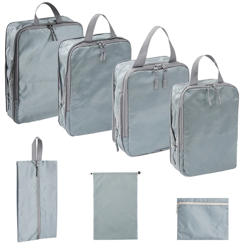 7PCS Travel Compressible Packing Foldable Waterproof Storage Bag Travel Suitcase Nylon Portable With Handbag Luggage Organizer
7PCS Travel Compressible Packing Foldable Waterproof Storage Bag Travel Suitcase Nylon Portable With Handbag Luggage Organizer