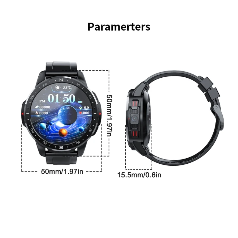 KX4A For Lokmat Appllp7 4G Smartwatch Men Women Blood Pressure Sleep Monitor Fitness Pedometer High Definition Bluetooth-Call
KX4A For Lokmat Appllp7 4G Smartwatch Men Women Blood Pressure Sleep Monitor Fitness Pedometer High Definition Bluetooth-Call