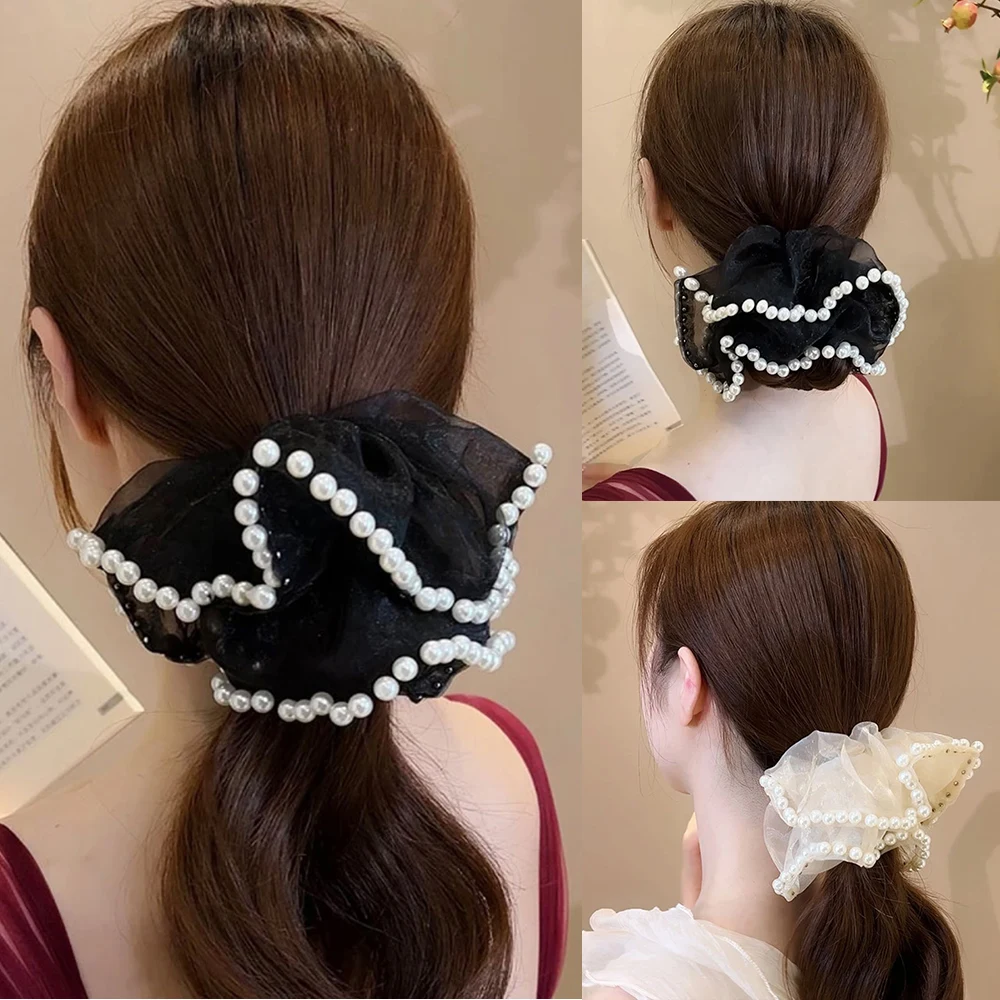 DIY Oversized Mesh Organza Scrunchies Chiffon Large Hair Rope Ponytail Holder Hair Tie High Elastic Hair Band Hair Accessories
DIY Oversized Mesh Organza Scrunchies Chiffon Large Hair Rope Ponytail Holder Hair Tie High Elastic Hair Band Hair Accessories