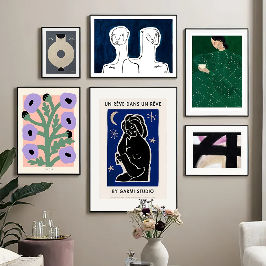 Nordic Posters and Prints Sofia Lind Canvas Painting Wall Art Vase Flower Abstract Shapes Picture Interior Mural Room Decor Gift
Nordic Posters and Prints Sofia Lind Canvas Painting Wall Art Vase Flower Abstract Shapes Picture Interior Mural Room Decor Gift