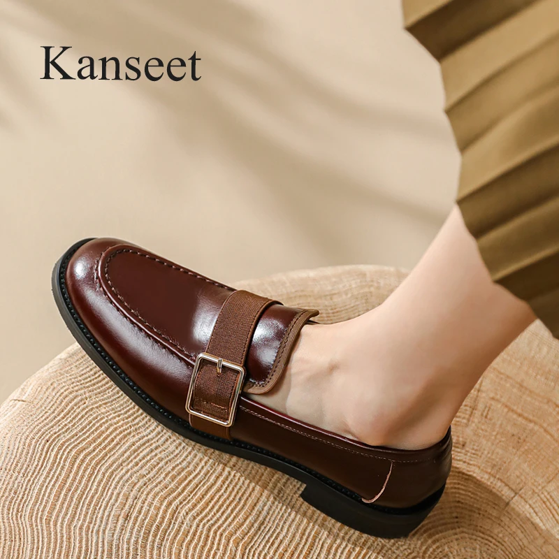 Kanseet Vintage Cow Leather Women Shoes 2022 New Arrival Spring Round Toe Loafers Causal Handmade Low Heels Ladies Footwear 40
Kanseet Vintage Cow Leather Women Shoes 2022 New Arrival Spring Round Toe Loafers Causal Handmade Low Heels Ladies Footwear 40