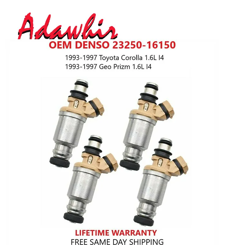 (4pcs/lot) 23250-16150 Fuel injector Nozzle For Toyota Corolla AE110 4AFE 5AFE 23209-16150
(4pcs/lot) 23250-16150 Fuel injector Nozzle For Toyota Corolla AE110 4AFE 5AFE 23209-16150