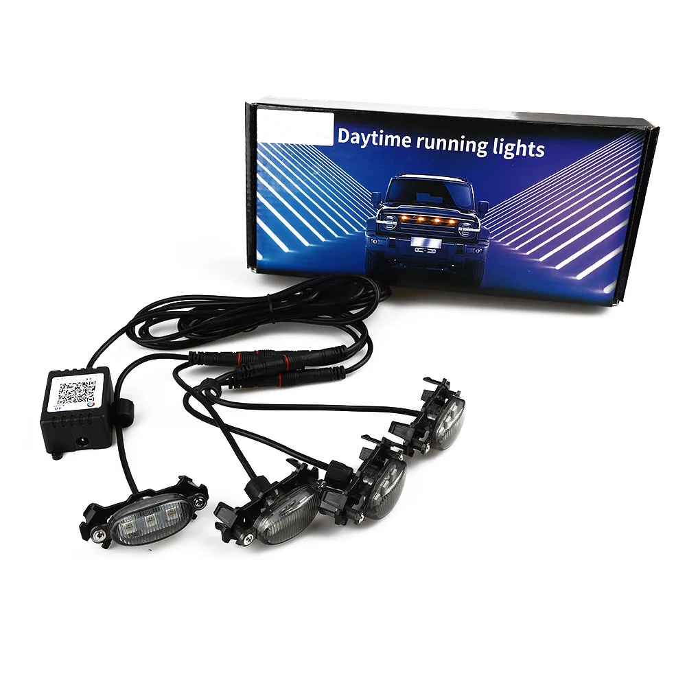 Car Grille LED Lamp Raptor Style RGB Colorful Lamp Kits Wireless Bluetooth Control Light Tool For Tacoma For TRD Pro2016-2021
Car Grille LED Lamp Raptor Style RGB Colorful Lamp Kits Wireless Bluetooth Control Light Tool For Tacoma For TRD Pro2016-2021