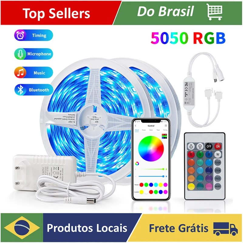 RGB LED Lights 5050 2835 Waterproof 5M-10M Wifi Phone Control Tape Flexible Led Tape for TV Backlight Room Home Part
RGB LED Lights 5050 2835 Waterproof 5M-10M Wifi Phone Control Tape Flexible Led Tape for TV Backlight Room Home Part