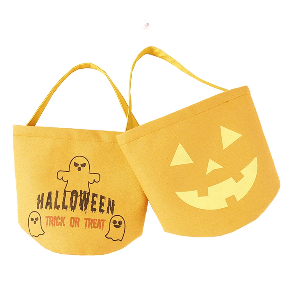 Halloween Pumpkin Three-dimensional Handbag Halloween Candy Storage Bucket Portable Gift Basket
Halloween Pumpkin Three-dimensional Handbag Halloween Candy Storage Bucket Portable Gift Basket
