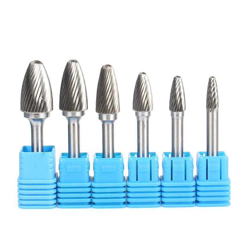 F Type Head Tungsten Carbide Rotary File Tool Drill Milling Carving Bit Tools Point Burr Die Grinder Abrasive for Metal Wood
F Type Head Tungsten Carbide Rotary File Tool Drill Milling Carving Bit Tools Point Burr Die Grinder Abrasive for Metal Wood