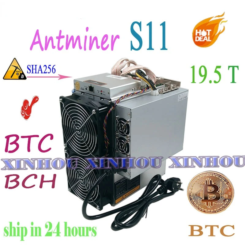 Used BTC BCH miner Antminer S11 19.5T SHA256 ASIC mining bitcoin Better Than antminer s9 T9 R4 T17 S17 WhatsMiner M3 T2T T3 A1
Used BTC BCH miner Antminer S11 19.5T SHA256 ASIC mining bitcoin Better Than antminer s9 T9 R4 T17 S17 WhatsMiner M3 T2T T3 A1
