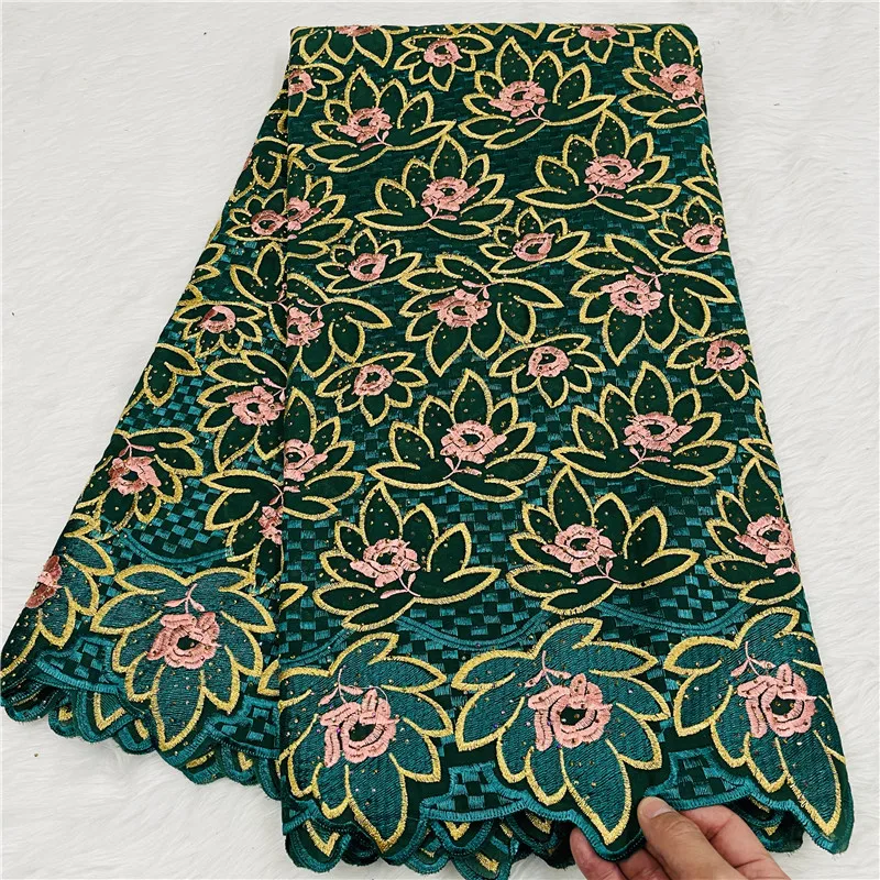 5 yard Swiss lace fabric heavy beaded With diamond embroidery African 100% cotton Swiss voile lace popular Dubai style HL081203
5 yard Swiss lace fabric heavy beaded With diamond embroidery African 100% cotton Swiss voile lace popular Dubai style HL081203