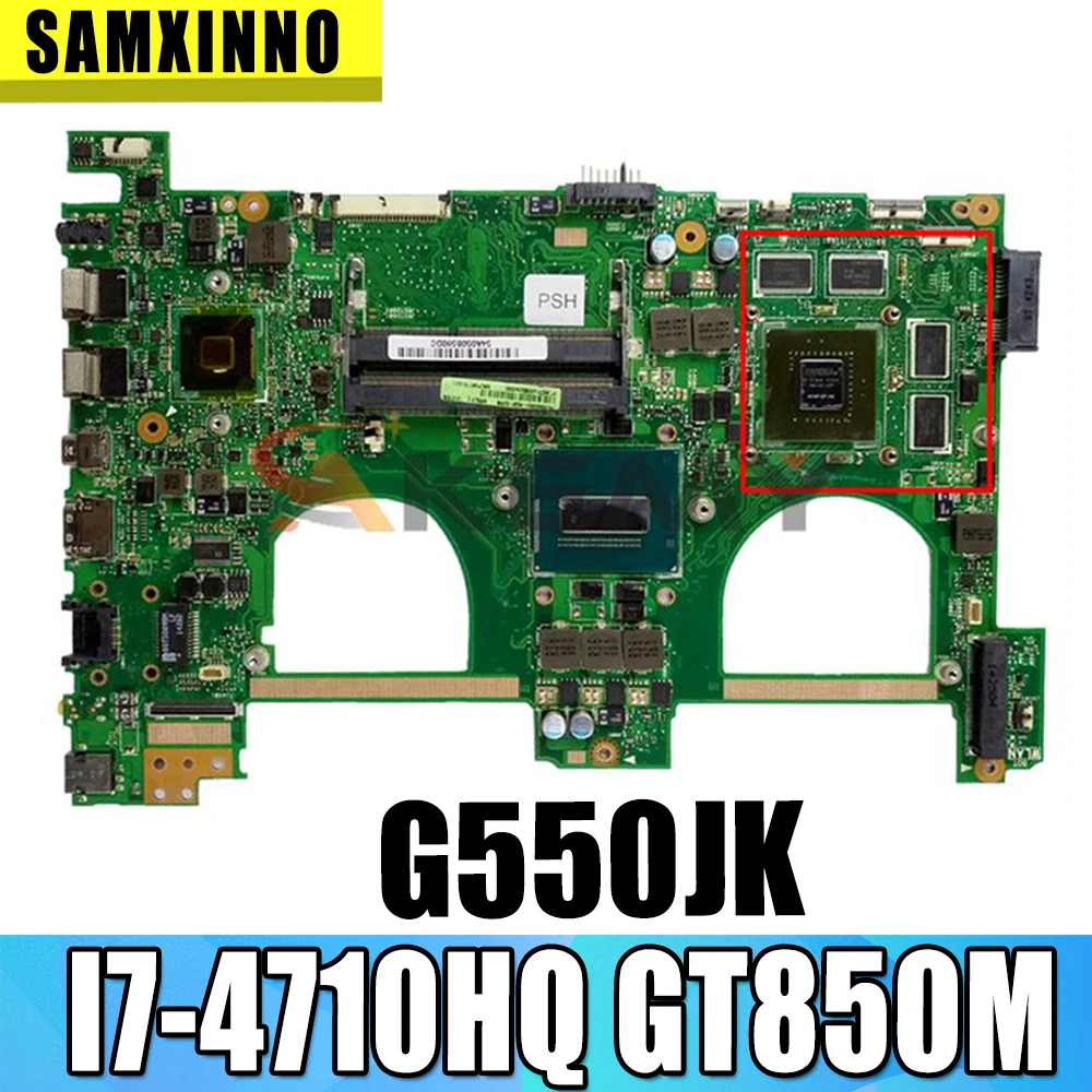 Материнская плата N550JK со стандартным GT850M 4GB-GPU для Asus N550JK N550JX Q550JV G550JK N550JV N550J Материнская плата ноутбука
Материнская плата N550JK со стандартным GT850M 4GB-GPU для Asus N550JK N550JX Q550JV G550JK N550JV N550J Материнская плата ноутбука