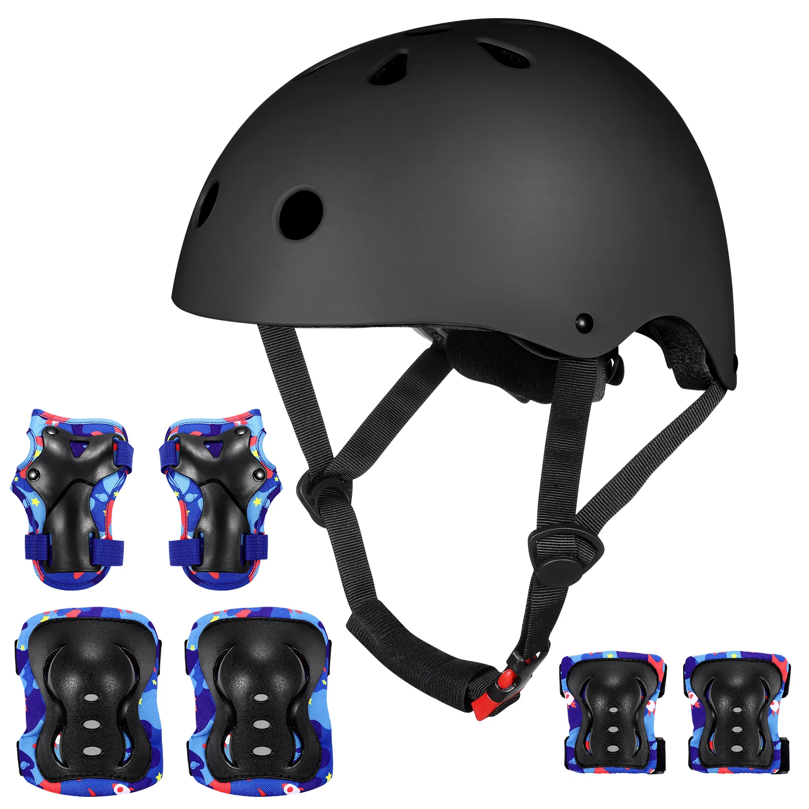 Комплект защитного снаряжения MOVTOTOP, спортивное снаряжение, детский шлем, наколенники, налокотники для езды на велосипеде, скейтборде, актив... 
Комплект защитного снаряжения MOVTOTOP, спортивное снаряжение, детский шлем, наколенники, налокотники для езды на велосипеде, скейтборде, актив...